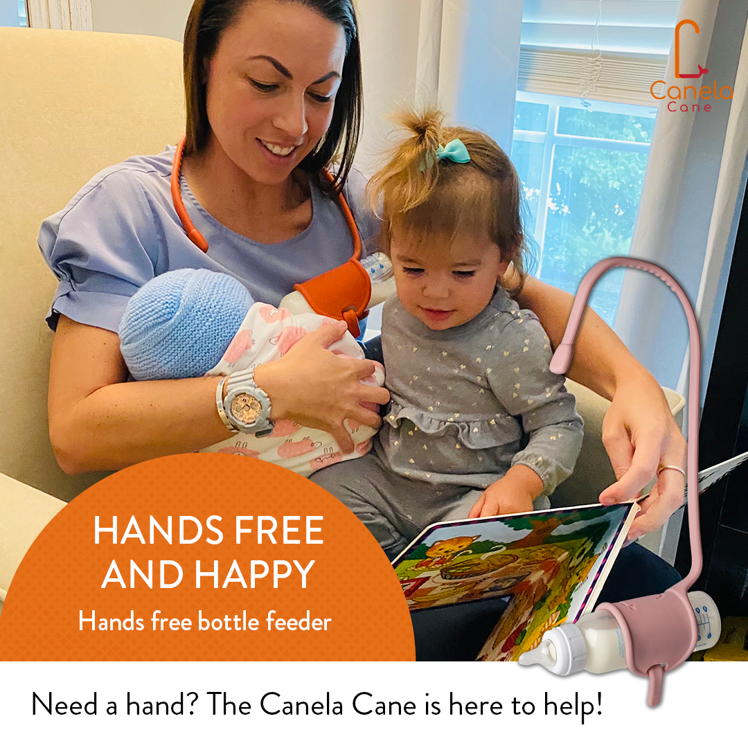 Canela Cane - Hands Free Bottle Feeding for Baby